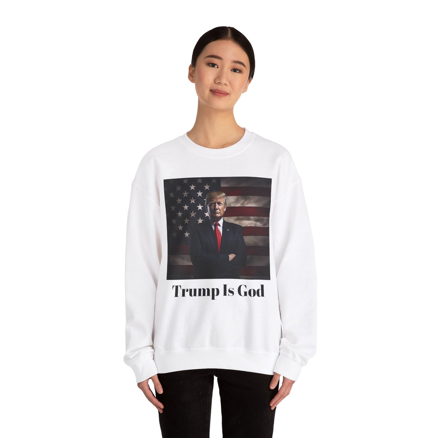 Trump is God #4 Crewneck Sweatshirt